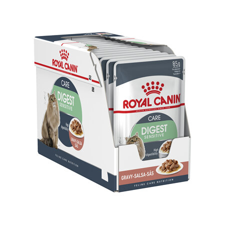 ROYAL CANIN® Digest Sensitive Gravy Wet Cat Food 12 x 85g