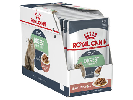 ROYAL CANIN® Digest Sensitive Gravy Wet Cat Food 12 x 85g