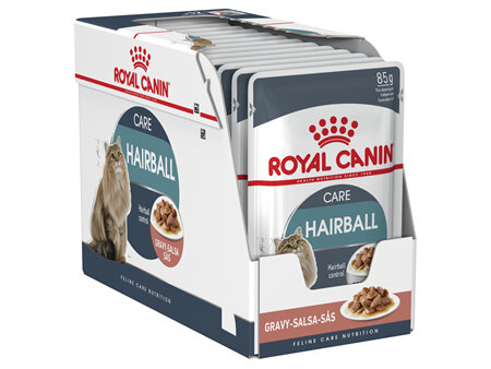 ROYAL CANIN® Hairball Care In Gravy Wet Cat Food 12 x 85g