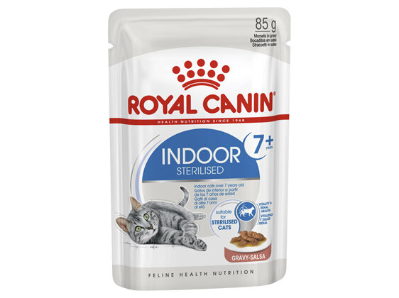 ROYAL CANIN® Indoor 7+ Wet Cat Food 12 x 85g