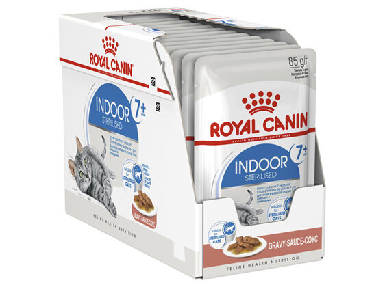ROYAL CANIN® Indoor 7+ Wet Cat Food 12 x 85g