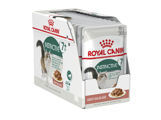 ROYAL CANIN® Instinctive 7+ Gravy Wet Cat Food 12 x 85g