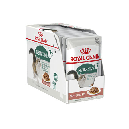 ROYAL CANIN® Instinctive 7+ Gravy Wet Cat Food 12 x 85g