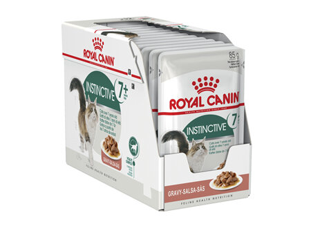 ROYAL CANIN® Instinctive 7+ Gravy Wet Cat Food 12 x 85g