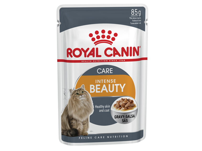 ROYAL CANIN® Intense Beauty Care Gravy Wet Cat Food 12 x 85g