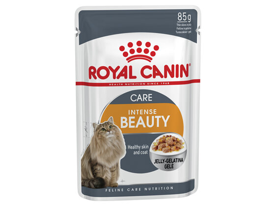 ROYAL CANIN® Intense Beauty Care Jelly Wet Cat Food 12 x 85g