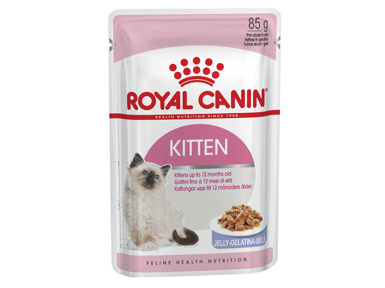 ROYAL CANIN® Kitten Chunks in Jelly Wet Cat Food 12 x 85g