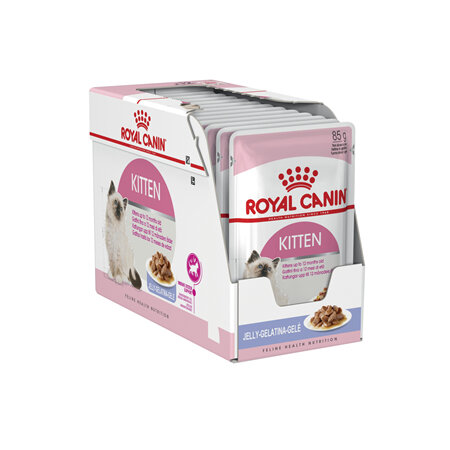 ROYAL CANIN® Kitten Chunks in Jelly Wet Cat Food 12 x 85g