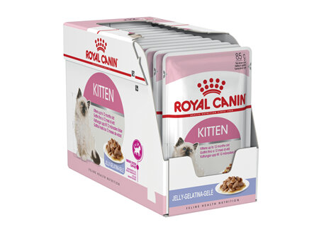 ROYAL CANIN® Kitten Chunks in Jelly Wet Cat Food 12 x 85g