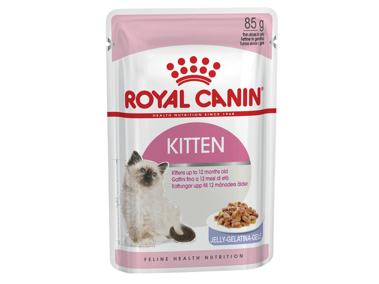 ROYAL CANIN® Kitten Jelly Wet Cat Food Pouches 12 x 85g