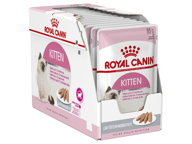 ROYAL CANIN® Kitten Loaf Wet Cat Food Pouches 12 x 85g