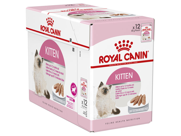 ROYAL CANIN® Kitten Loaf Wet Cat Food Pouches 12 x 85g