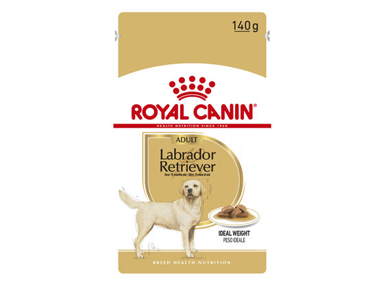 ROYAL CANIN® Labrador Retriever Gravy Wet Dog Food 12 x 140g