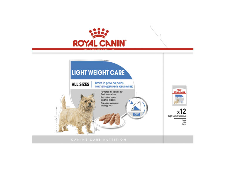 ROYAL CANIN® Light Weight Care Loaf Wet Dog Food 12 x 85g