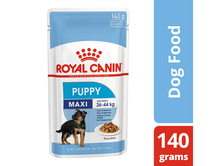 ROYAL CANIN® Maxi Puppy Wet Dog Food Pouches 10 x 140g