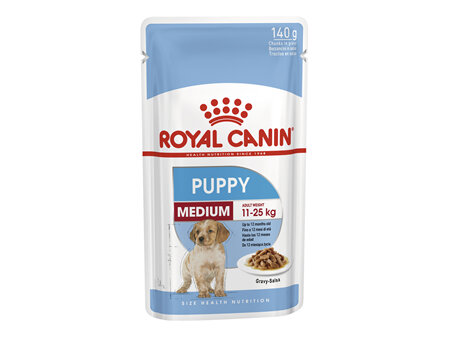 ROYAL CANIN® Medium Puppy Gravy Wet Dog Food 10 x 140g