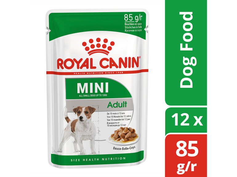 ROYAL CANIN® Mini Adult Gravy Wet Dog Food 12 x 85g