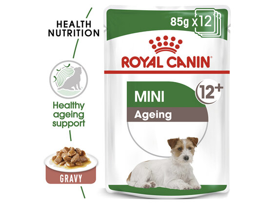 ROYAL CANIN® Mini Ageing 12+ Gravy Wet Dog Food 12 x 85g