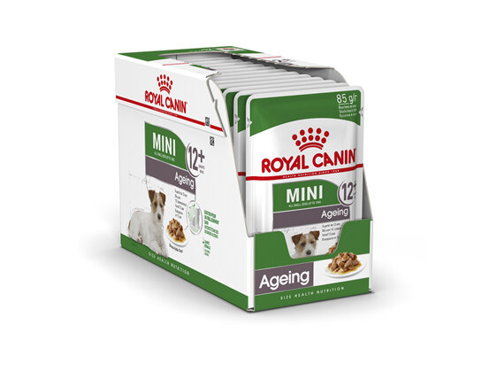 ROYAL CANIN® Mini Ageing 12+ Gravy Wet Dog Food 12 x 85g
