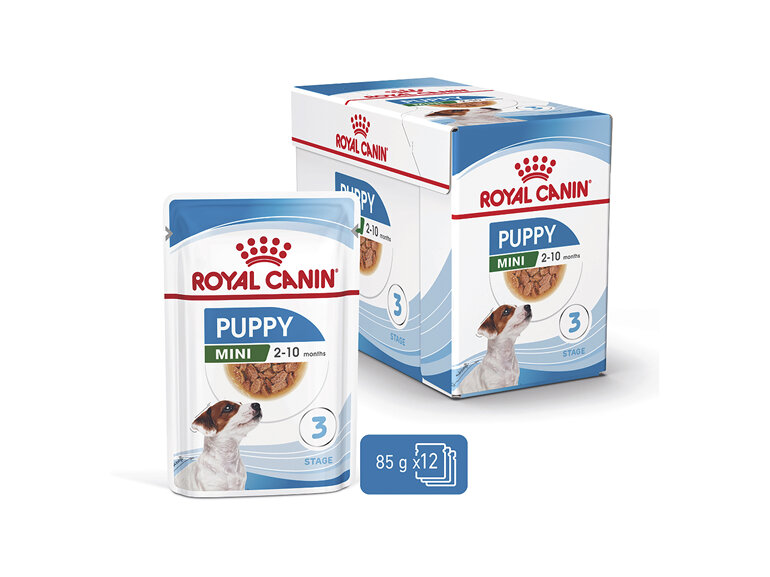 ROYAL CANIN® Mini Puppy Gravy Wet Dog Food 12 x 85g