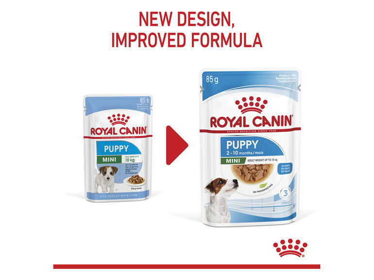 ROYAL CANIN® Mini Puppy Gravy Wet Dog Food 12 x 85g