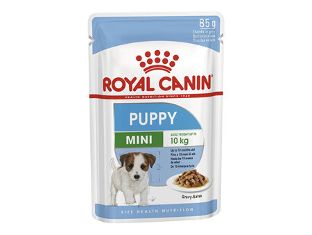ROYAL CANIN® Mini Puppy Gravy Wet Dog Food 12 x 85g