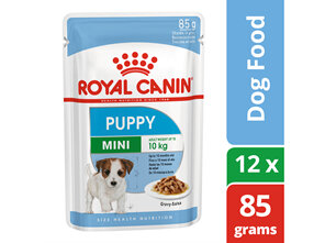 ROYAL CANIN® Mini Puppy Gravy Wet Dog Food 12 x 85g