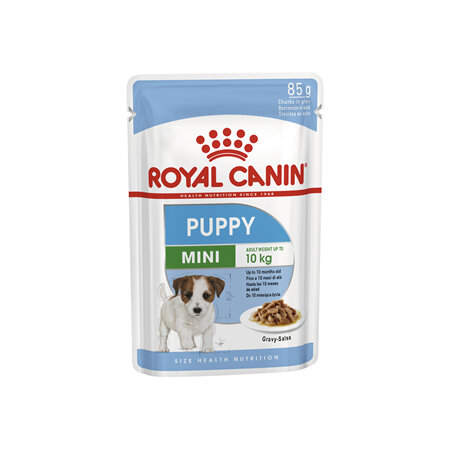 ROYAL CANIN® Mini Puppy Gravy Wet Dog Food 12 x 85g