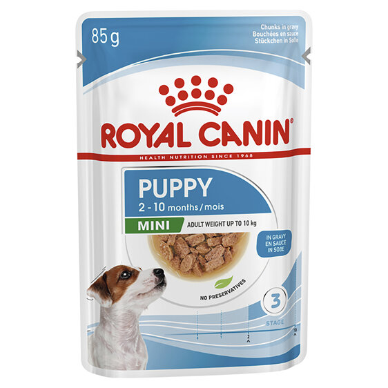 ROYAL CANIN® Mini Puppy Gravy Wet Dog Food 12 x 85g