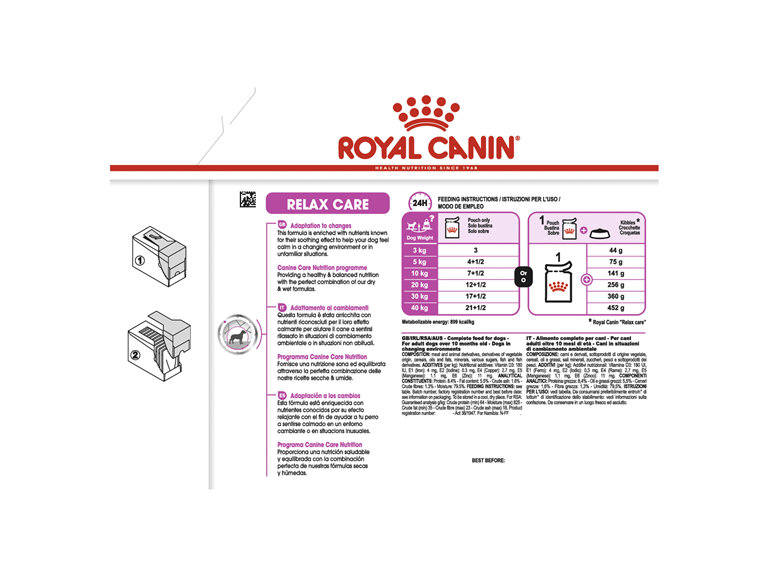 ROYAL CANIN® Relax Care Loaf Wet Dog Food 12 x 85g