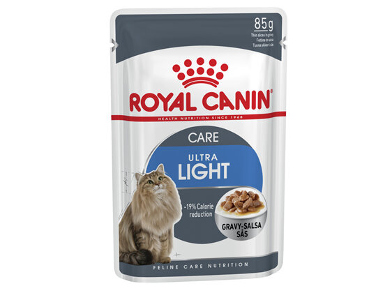 ROYAL CANIN® Ultra Light Care Gravy Wet Cat Food 12 x 85g