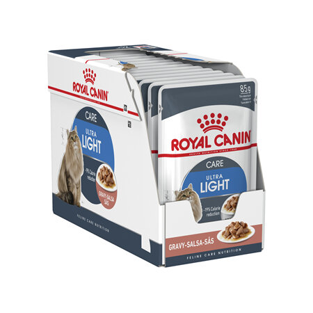 ROYAL CANIN® Ultra Light Care Gravy Wet Cat Food 12 x 85g