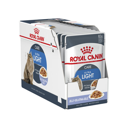 ROYAL CANIN® Ultra Light Care Jelly Wet Cat Food 12 x 85g