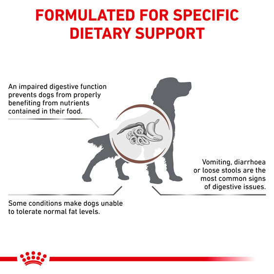 ROYAL CANIN® Veterinary Diet Canine Gastrointestinal Low Fat Canned Wet Dog Food 410g