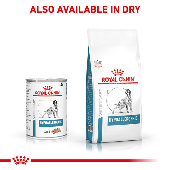 ROYAL CANIN® Veterinary Diet Canine Hypoallergenic Canned Wet Dog Food 400g