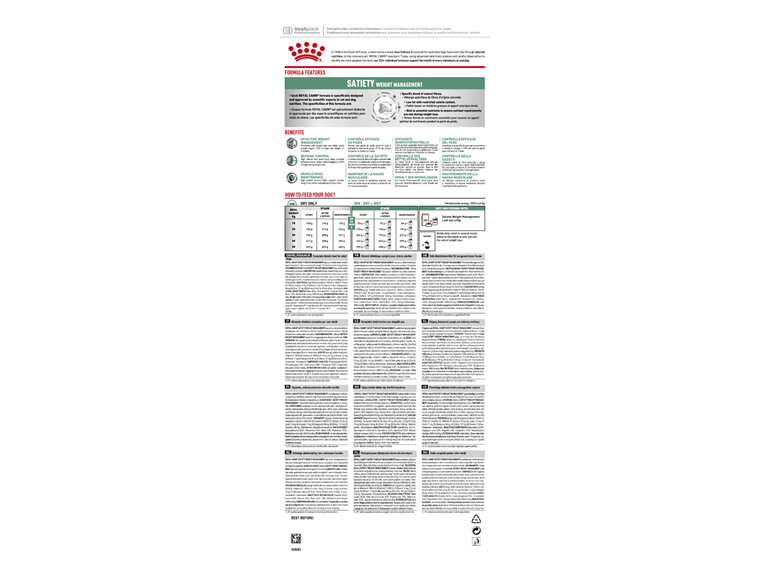 ROYAL CANIN® Veterinary Diet Canine Satiety Weight Management Dry Dog Food