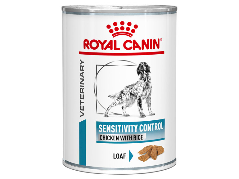 ROYAL CANIN® Veterinary Diet Canine Sensitivity Control Chicken with Rice Canned Wet Dog Food 410g