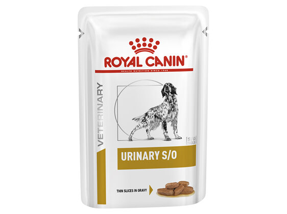 ROYAL CANIN® Veterinary Diet Canine Urinary S/O Pouch Wet Dog Food 12 x 100g