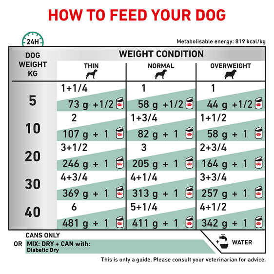 ROYAL CANIN® VETERINARY DIET Diabetic Adult Wet Dog Food 12 x 410g