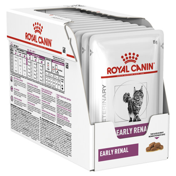 ROYAL CANIN® Veterinary Diet Feline Early Renal Pouch Wet Cat Food 12 x 85g