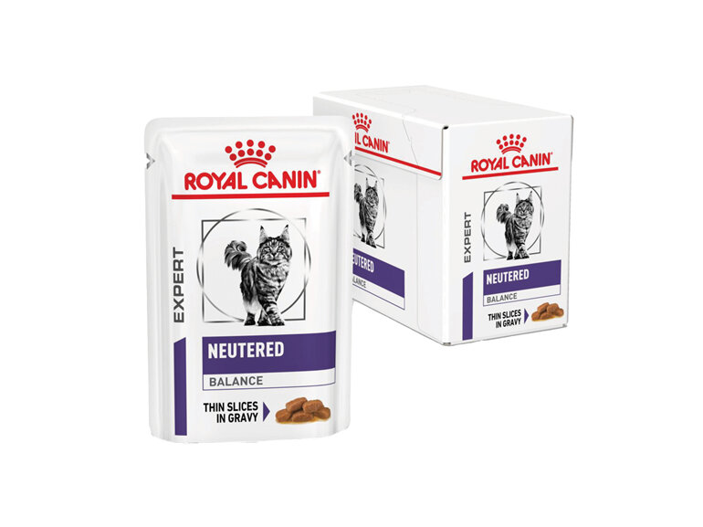 ROYAL CANIN® Veterinary Diet Feline Neutered Balance Pouch Wet Cat Food 12 x 85g