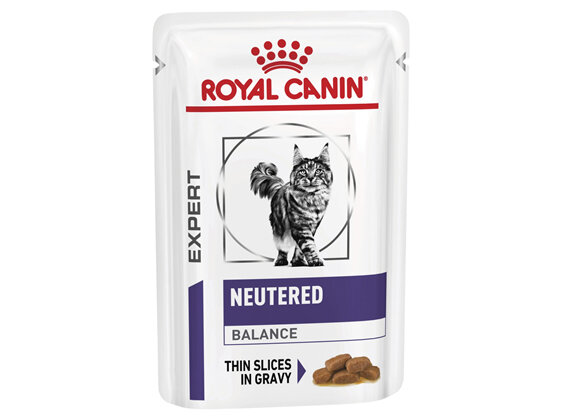 ROYAL CANIN® Veterinary Diet Feline Neutered Balance Pouch Wet Cat Food 12 x 85g