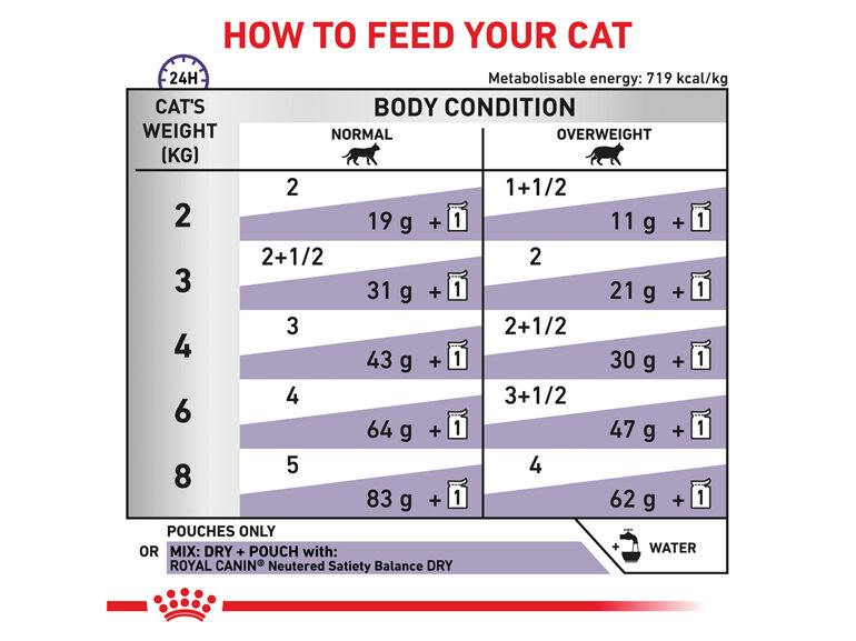 ROYAL CANIN® Veterinary Diet Feline Neutered Balance Pouch Wet Cat Food 12 x 85g