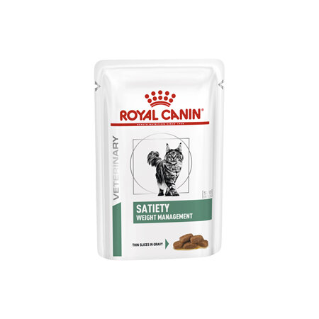 ROYAL CANIN® Veterinary Diet Feline Satiety Weight Management Pouch Wet Cat Food 12 x 85g