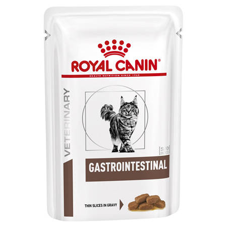ROYAL CANIN® VETERINARY DIET Gastrointestinal Adult Wet Cat Food Pouches 12 x 85g