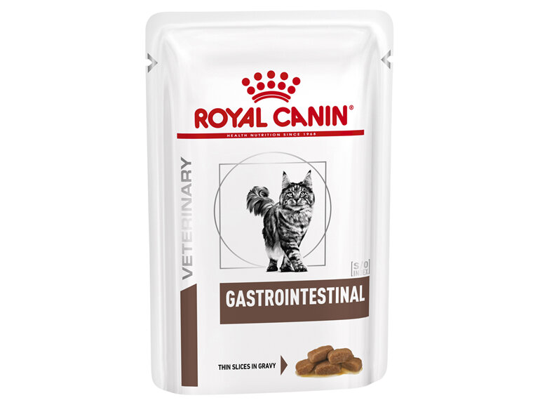 ROYAL CANIN® VETERINARY DIET Gastrointestinal Adult Wet Cat Food Pouches 12 x 85g