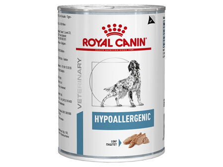 ROYAL CANIN® VETERINARY DIET Hypoallergenic Wet Dog Food Cans 12 x 400g