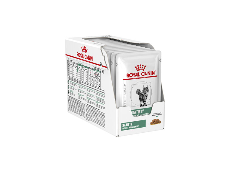 ROYAL CANIN® VETERINARY DIET Satiety Adult Wet Cat Food Pouches 12 x 85g