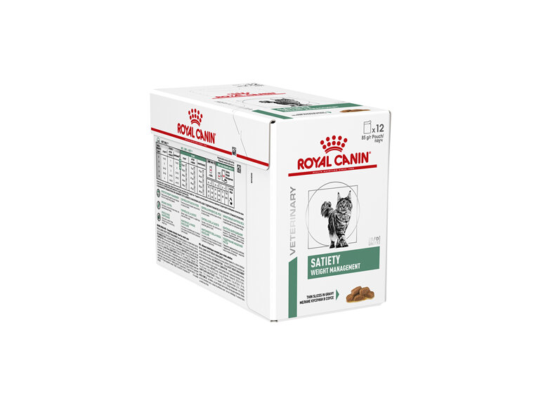 ROYAL CANIN® VETERINARY DIET Satiety Adult Wet Cat Food Pouches 12 x 85g