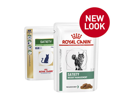 ROYAL CANIN® VETERINARY DIET Satiety Adult Wet Cat Food Pouches 12 x 85g